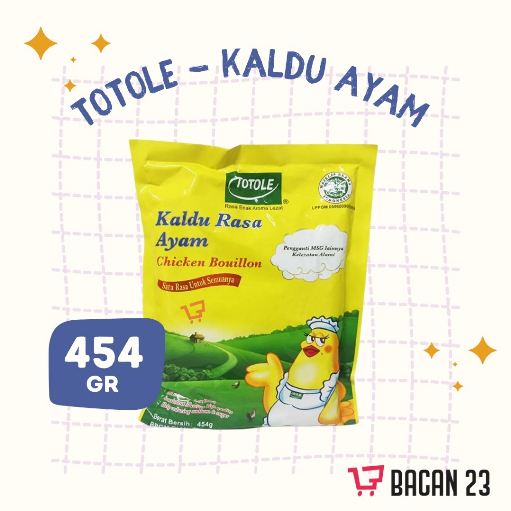 

Totole Kaldu Ayam (454 gr) Totole Chicken Bouillon Pengganti MSG