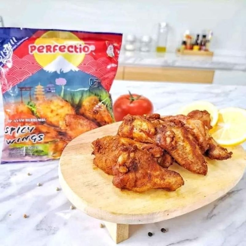 

spicy wings perfectio 500gr / chicken wings perfectio / sayap ayam berbumbu