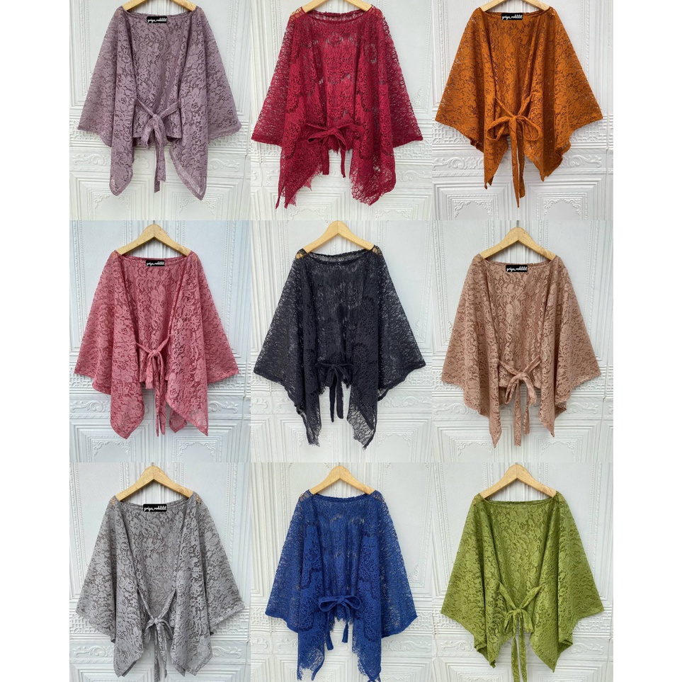 Top Design PROMO CAPE BROKAT TALI PREMIUM