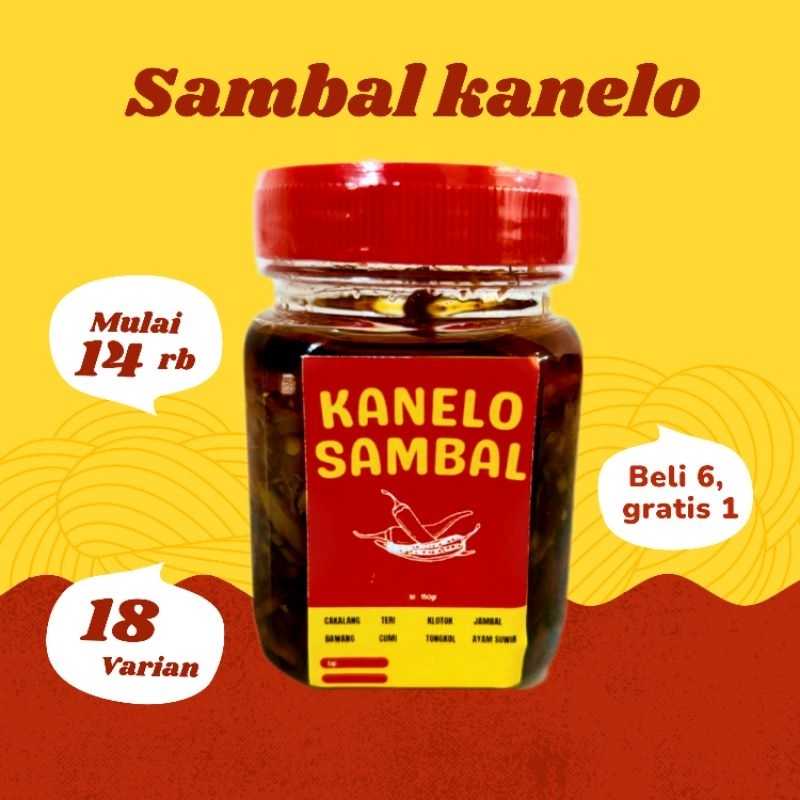 

180Gr Sambal CAKALANG FUFU/ASAP | BABY CUMI | TUNA ASAP | Bawang | Cabe Ijo | Pete. kanelo sambal lauk