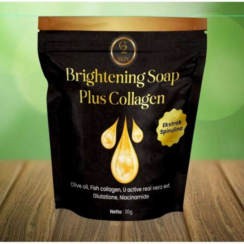 Brightening Soap Plus Collagen By Glamskins Kulit Cerah Alami Tanpa Suntik Putih Original