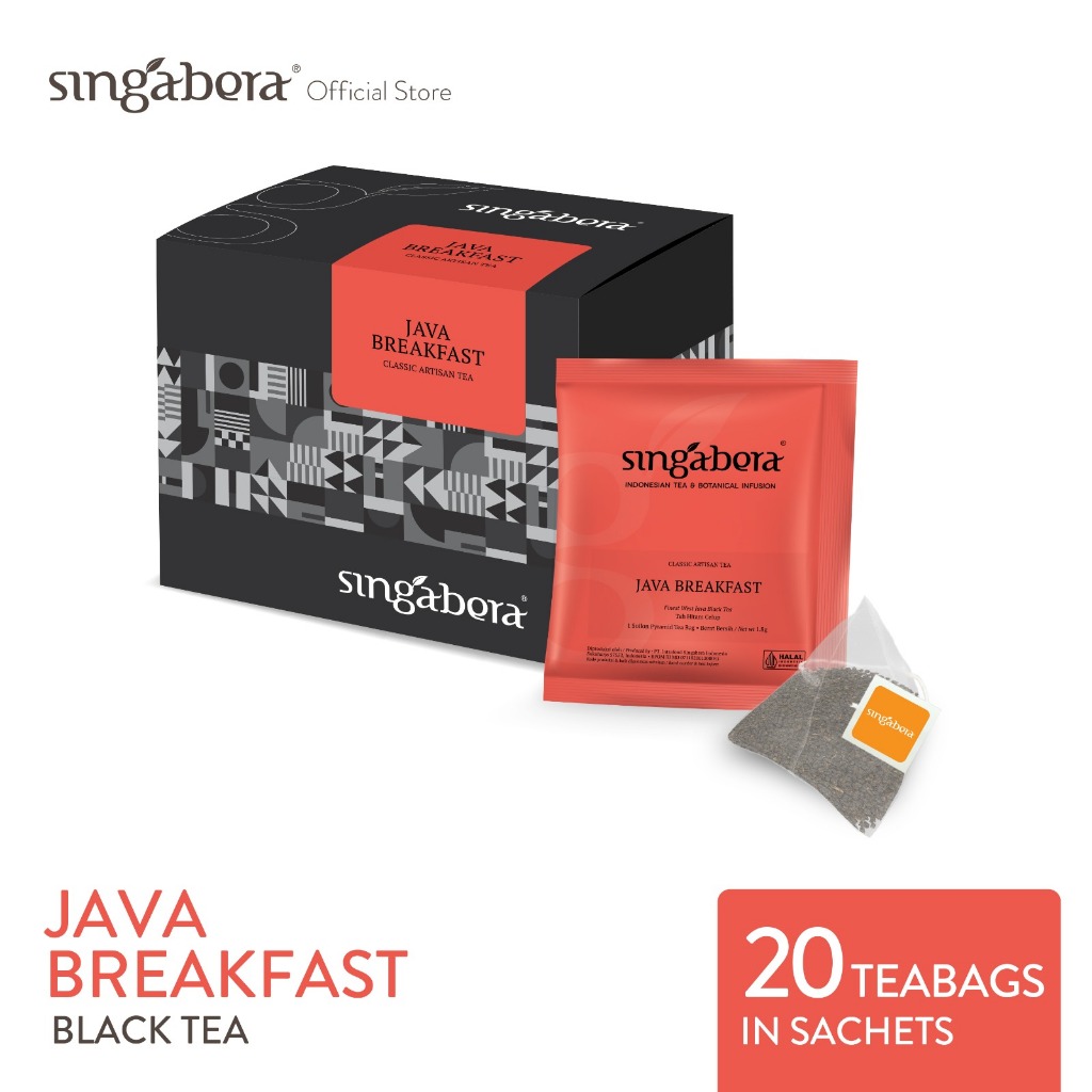 

Singabera Java Breakfast - Black Tea / Teh Hitam - 4 box @ 20sachet