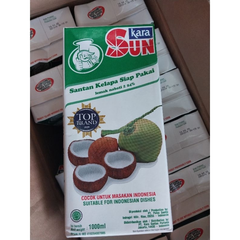 

SUN KARA SANTAN KELAPA SIAP PAKAI 1 LITER