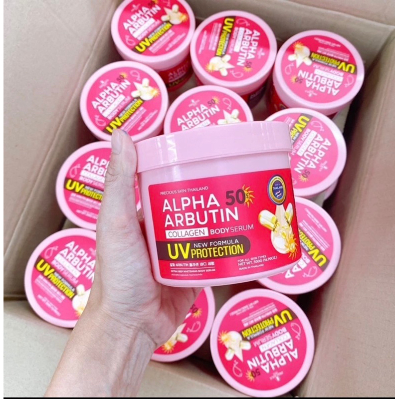 alpha arbutin collagen body serum