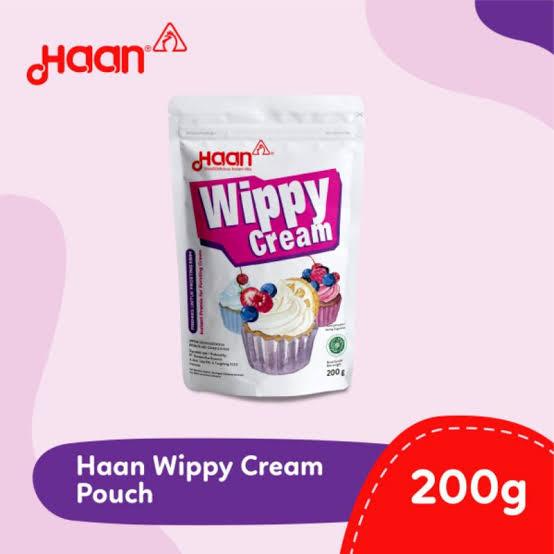 

Whipped Cream Bubuk/Whipped Cream Cair/Wippy Cream 200gr Cap HAAN