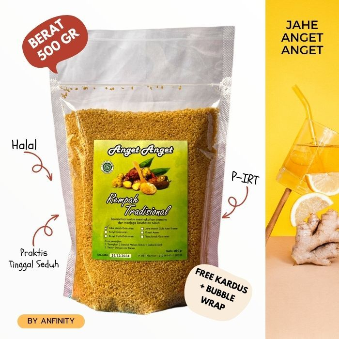 

Jahe Merah Gula Aren Bubuk Instan Asli Premium 500gr