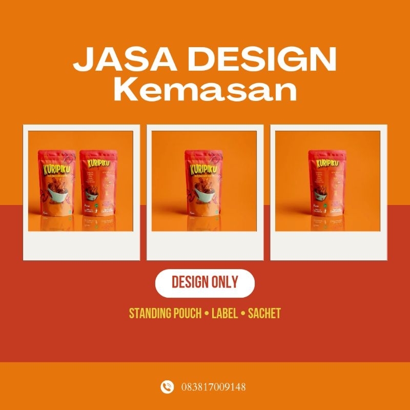 Jasa Design Kemasan Standing Pouch Label Sachet