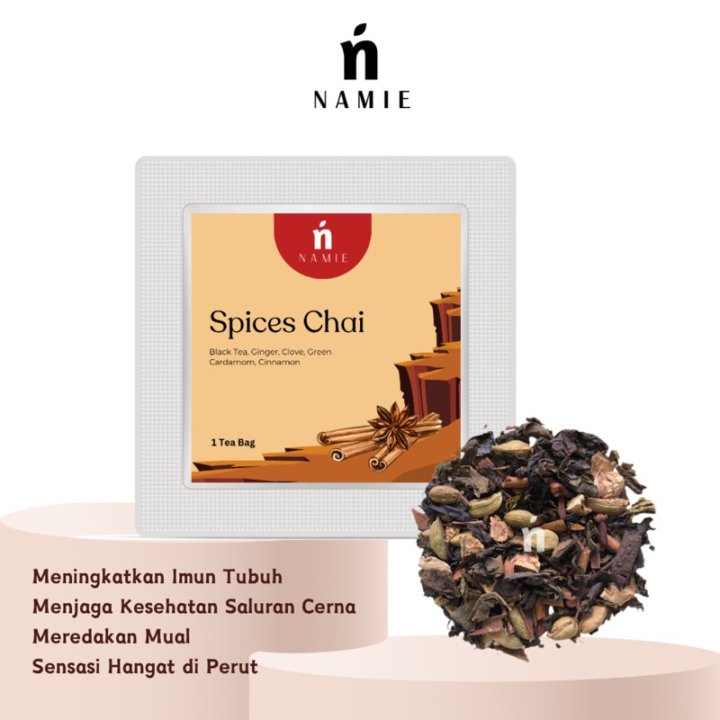 

NAMIE - Spices Chai Tea Teh Celup Rempah Sachet Siap Seduh