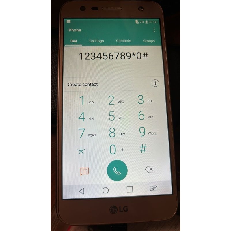 LCD LG K10 power m320 ori copotan