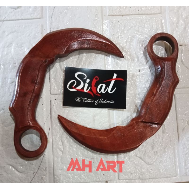 Kerambit Kayu Peraga Silat