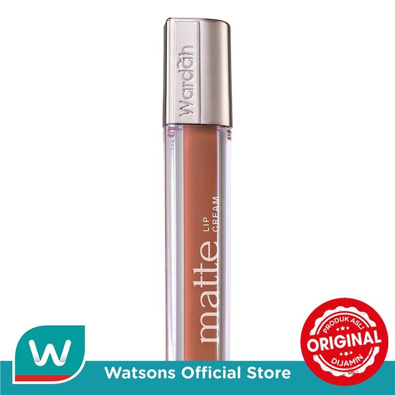 Wardah Exclusive Matte Lip Cream 21 Creampuccino 4 g