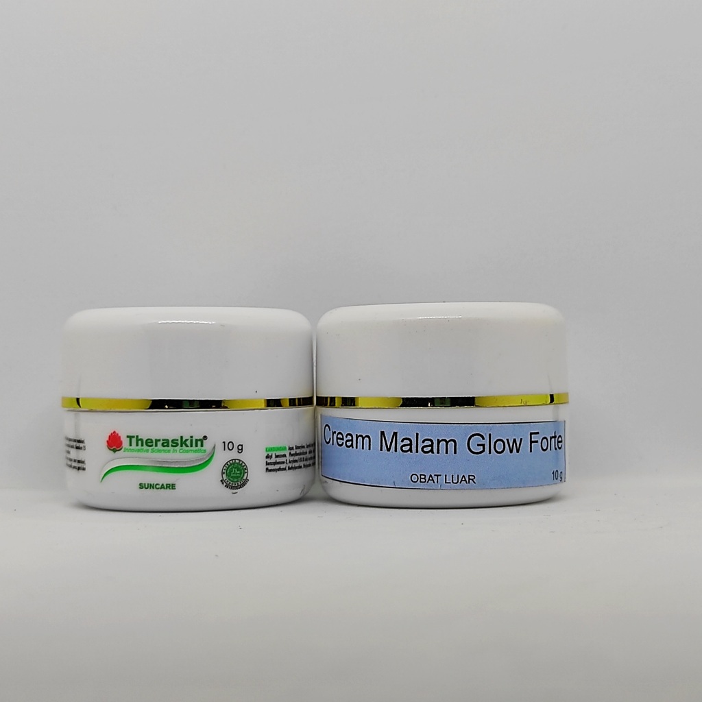 cream siang malam glow forte /cream siang malam pemutihan cepat