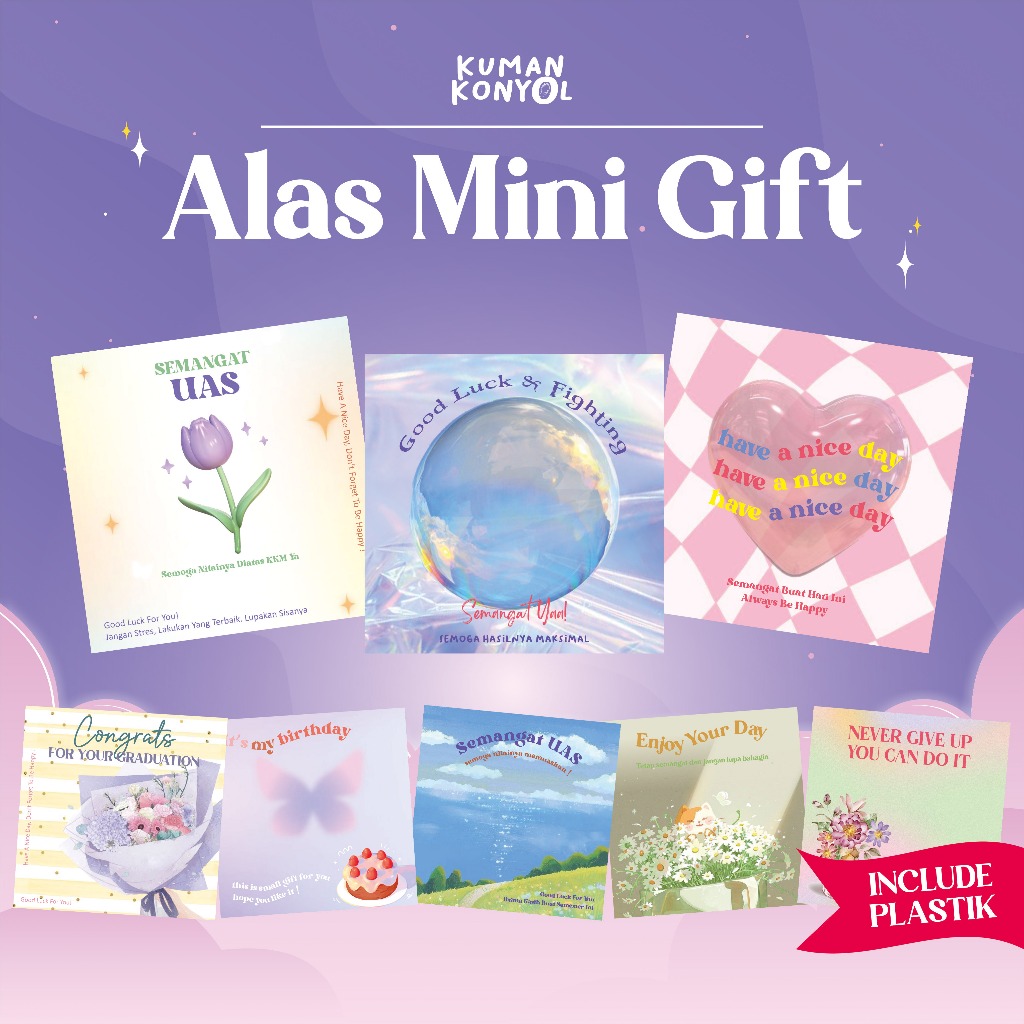 

ALAS PACKAGING ◼️ GRADUATION ◼️ CONGRATULATION ◼️ MINI GIFT ◼️ ALAS KADO MINI ◼️ COVER PACKAGING ◼️ ALAS MINI GIFT ◼️ GRADUATIN ◼️ UAS ◼️ UKM FREE PLASTIK [CUSTOM]
