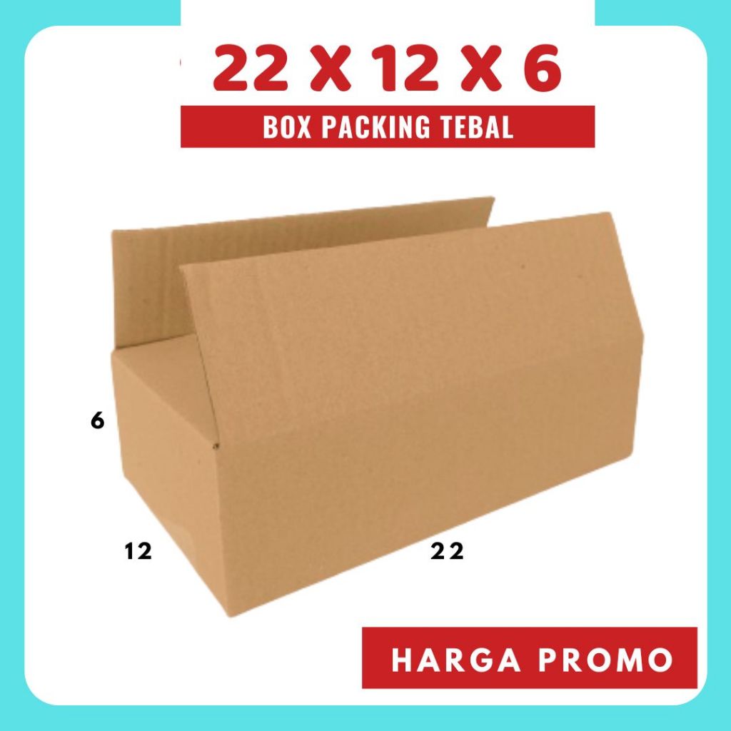 

Box Packing 22x12x6 Kardus A1 Karton Dus Kotak Kemasan Sparepart Jamu Madu Assesoris