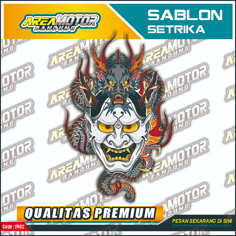 

Print sablon DTF/cetak sablon DTF/sablon setrika siap press 1 sisi Tema HANNYA v1 Uk A4 / A3