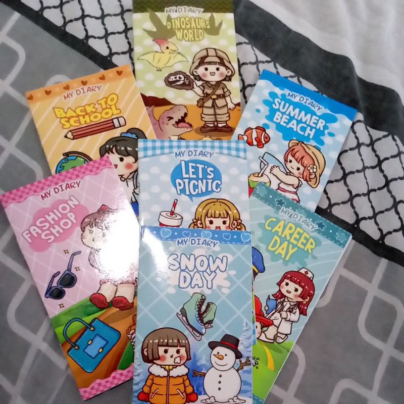 

notebook diary jurnal bermotif lucu
