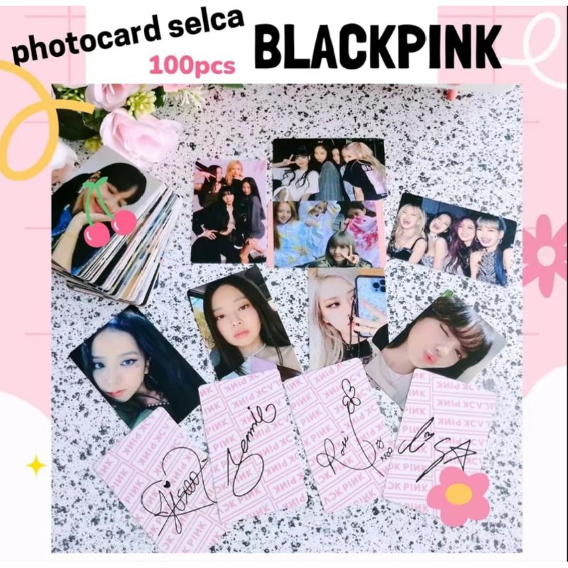 Photocard BLackPink 100pcs 2sisi