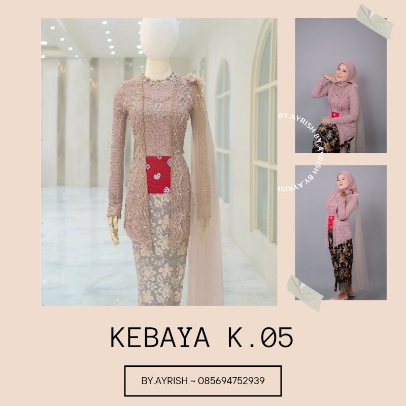 sewa kebaya Ivory studio RTW kutubaru