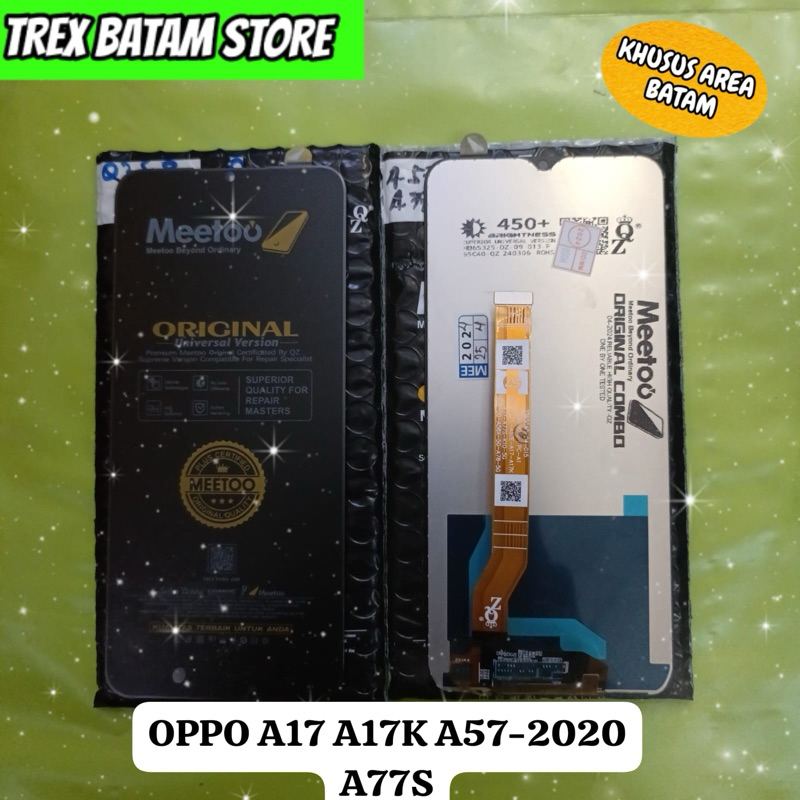 TOUCHSCREEN LCD SET OPPO A17 A17K A57-2020 A77S  A78-5G [ BATAM ]