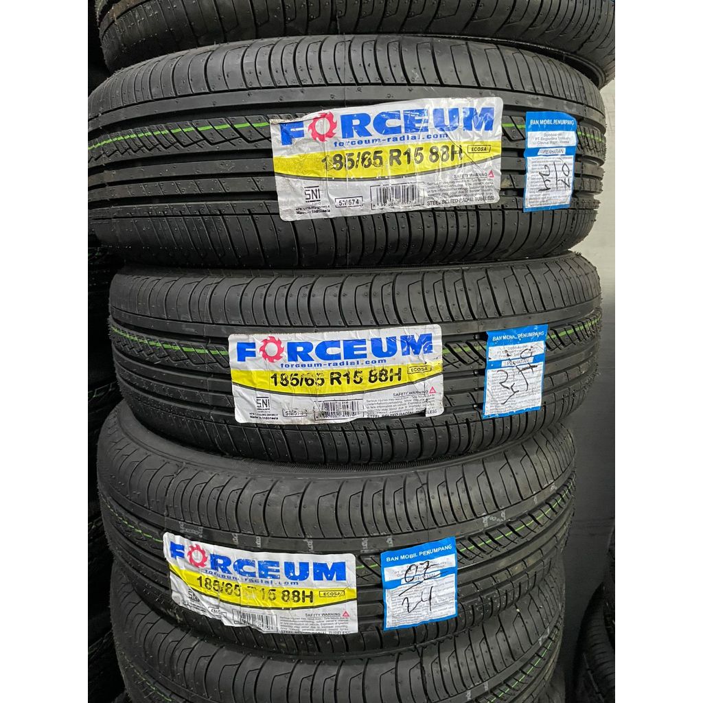 FORCEUM ECOSA UKURAN BAN 185 65 R15 XENIA,AVANZA |BAN MOBIL RING 15 TUBLES