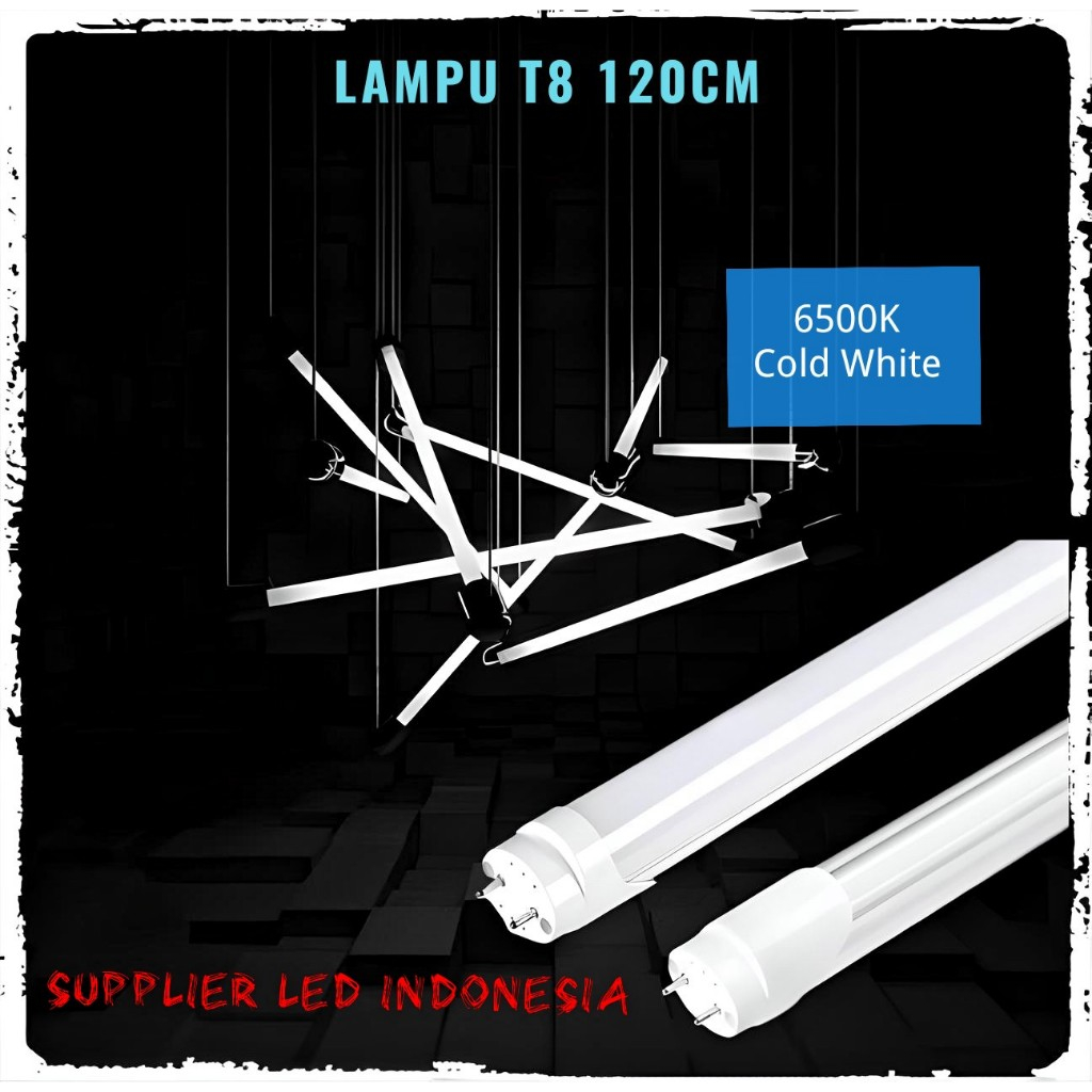 LAMPU TL T8 LED TUBE LIGHT 40W BOHLAM T8 120CM