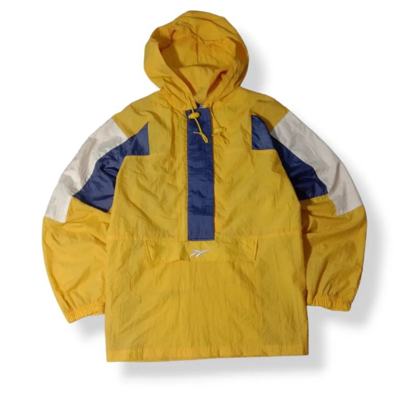 REEBOK SMAL LOGO WINDBREAKER JACKET VINTAGE
