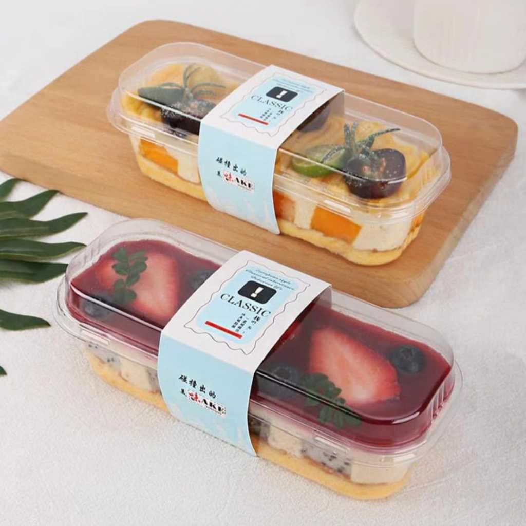 (10pcs) Premium Korean Dessert Box / Box Cup Tiramisu / Mika Puding Cup Persegi Panjang