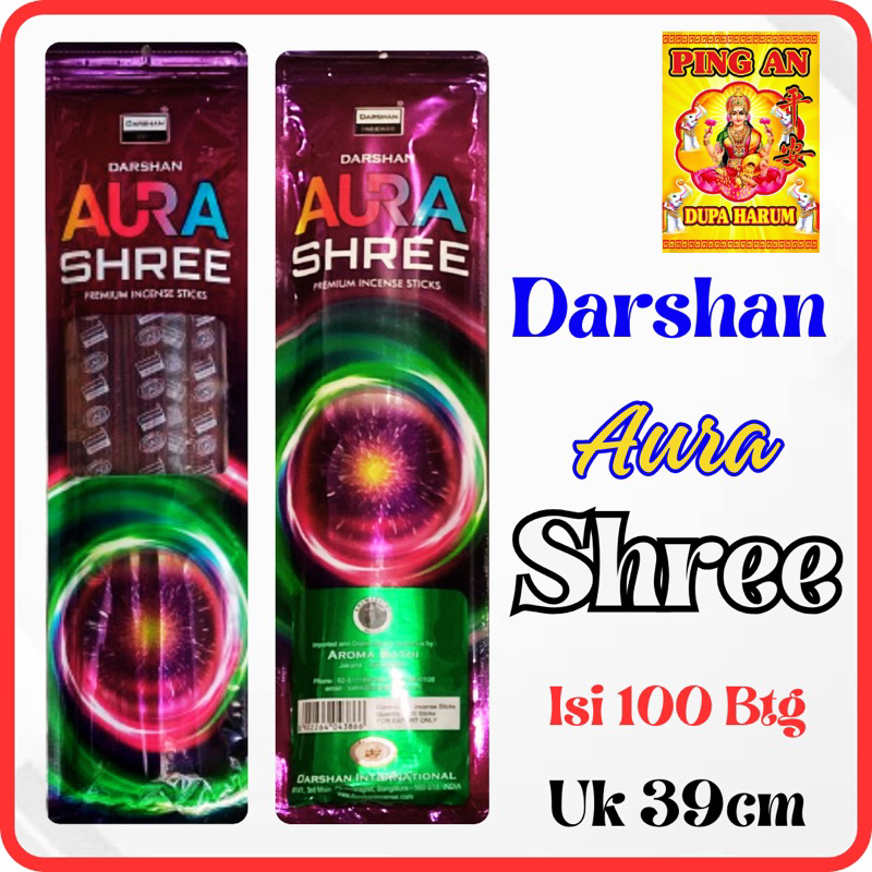 Tivana Home Dupa Hio India Arimaterapi Darshan Aura Shree Merah Maron Pouch