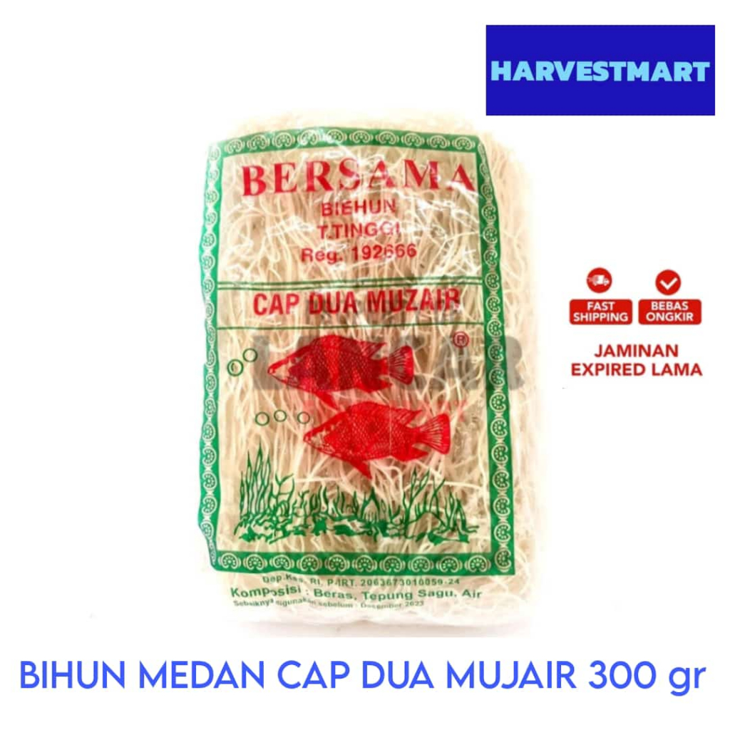 

BIHUN MEDAN CAP DUA MUJAIR 300G//HARVESTMART