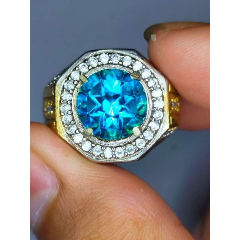 batu Natural blue topaz
