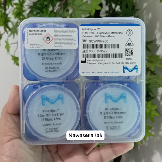 Millipore MF 8.0 um MCE membrane dia 47mm SCWP04700