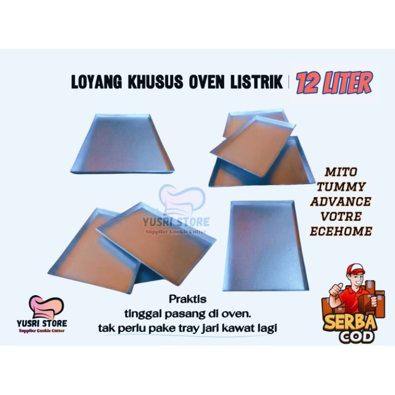 Loyang oven listrik 12 liter Mito Tummy Advance Votre Ecehome | loyang oven lengkap murah