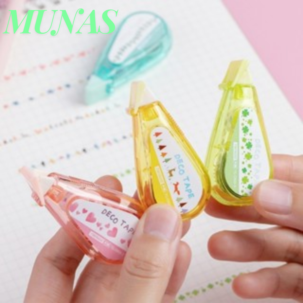 

MUNAS Deco Tape Stempel Roller Stamp TG-D866 5mm X 5m Portable DIY Untuk Scrapbook Correction Tape Mini Motif Love Burung Daun Higlighter Pattern Correction Tape For DIY Decorative Scrapbook Journal