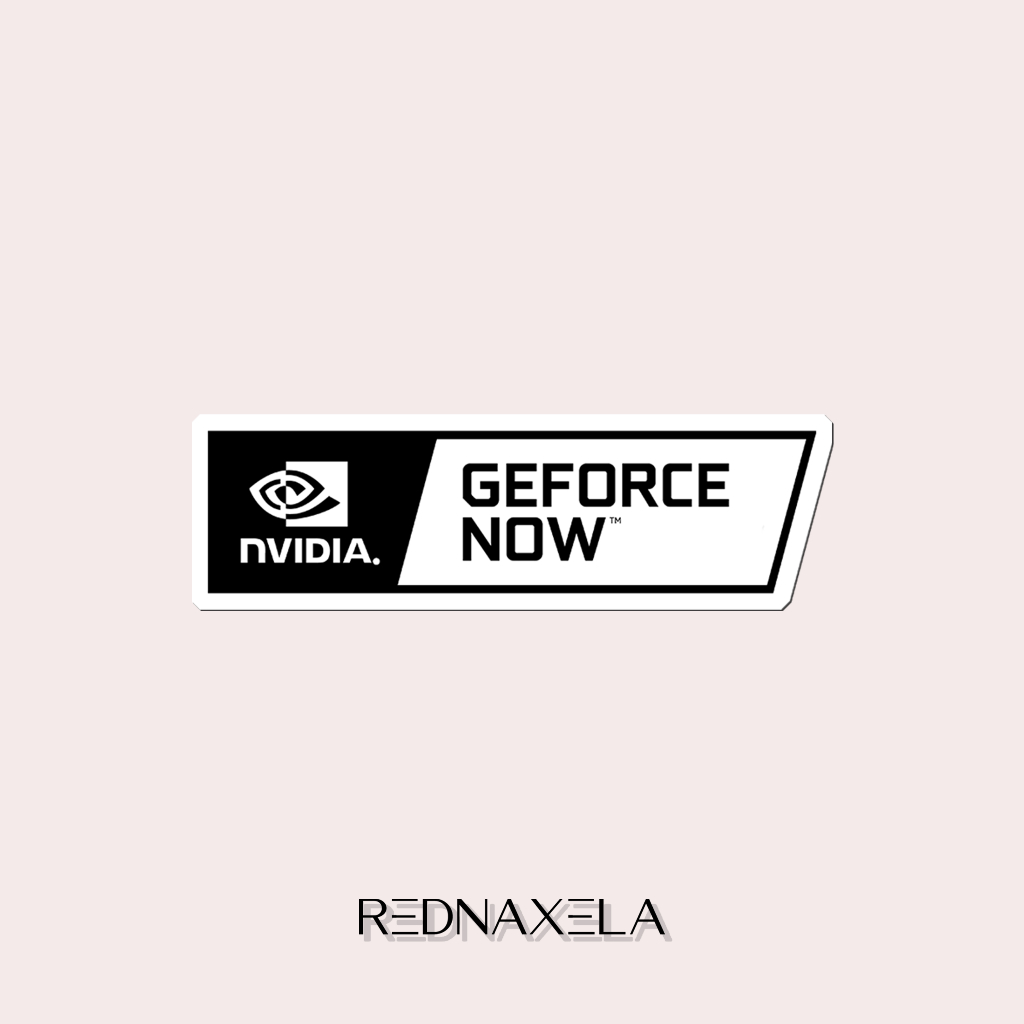 

Stiker Vinyl NVIDIA GEFORCE NOW Stiker Koper Outdoor Waterproof Sticker