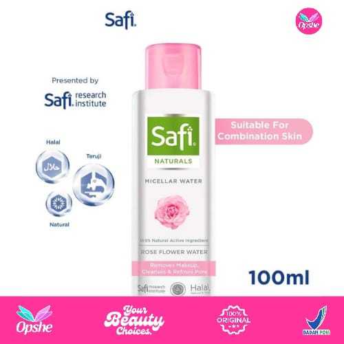 Safi Naturals Micellar Water With Rose