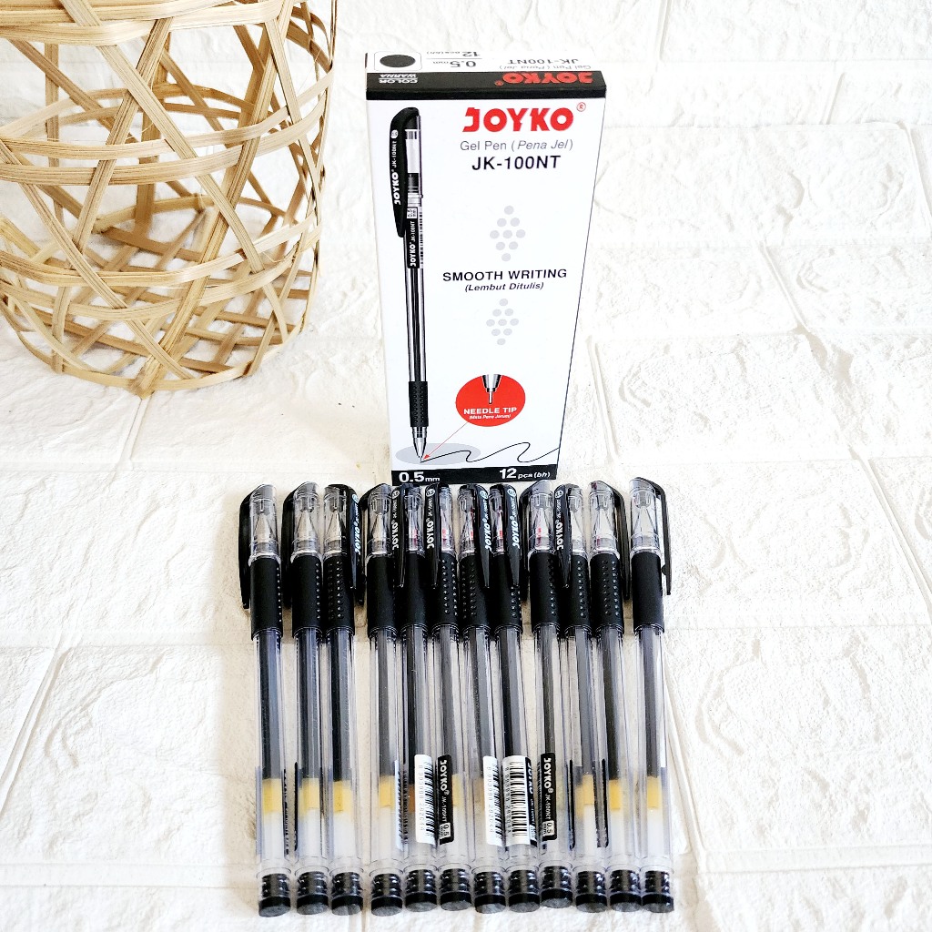 

GEL PEN PULPEN PENA JOYKO JK-100 UKURAN TINTA 0.5 MM