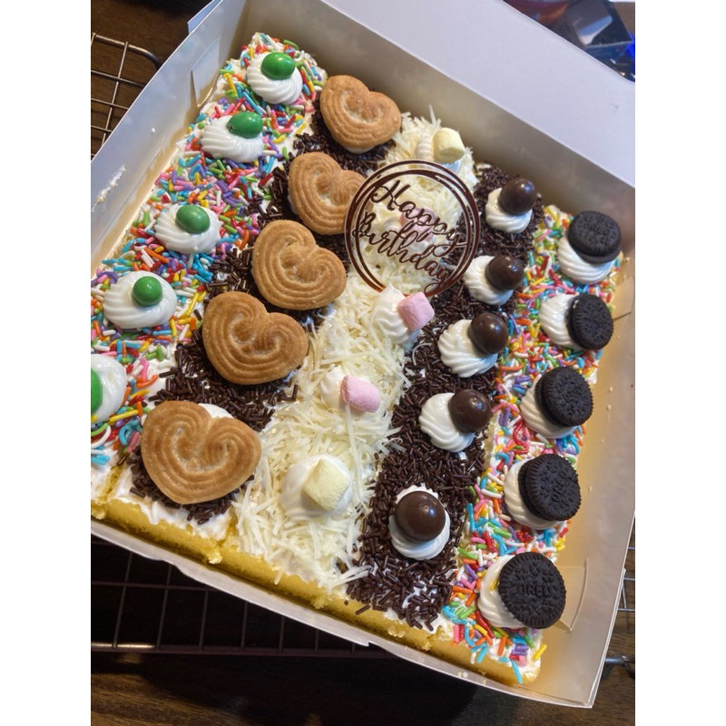 Cake Potong Hias Surabaya 20x20 Hampers Bolu Jadul