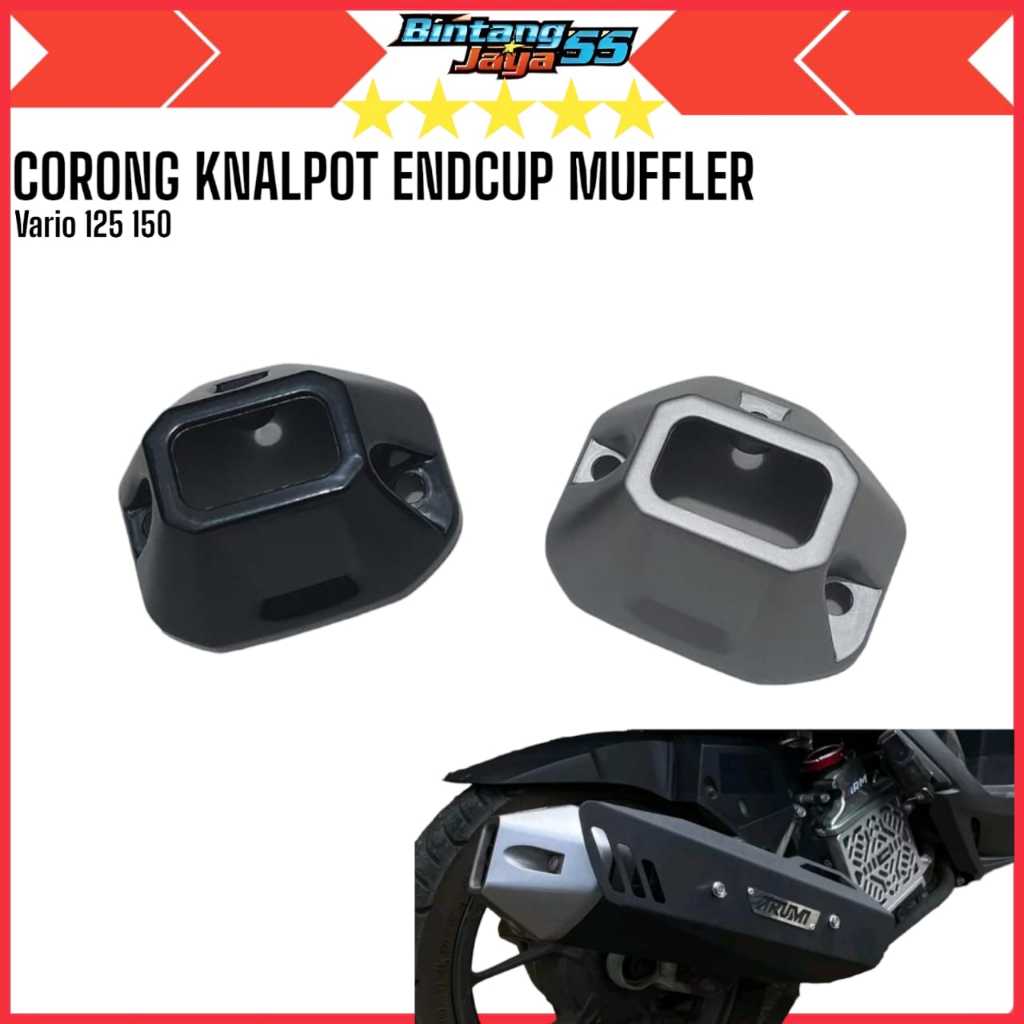 Corong knalpot tutup knalpot endcup muffler vario 125 vario 150