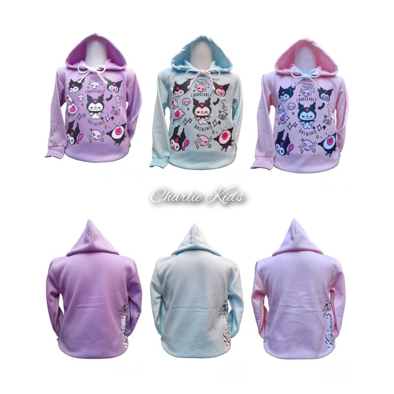 Sweater Anak Perempuan Kuromi/Kids Sweater/Sweater Anak Perempuan/Sweater Anak Perempuan Tebal/Sweat