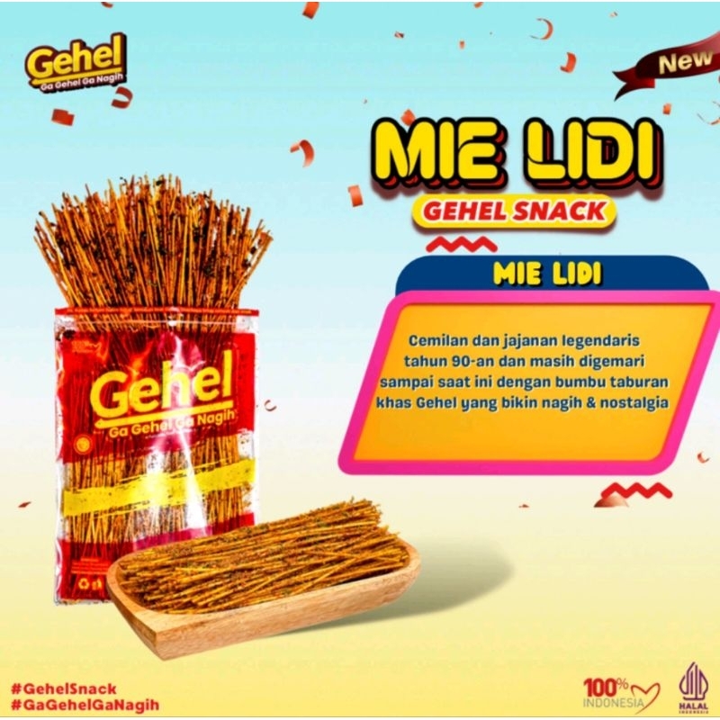 

Mie lidi Gehel 200gr