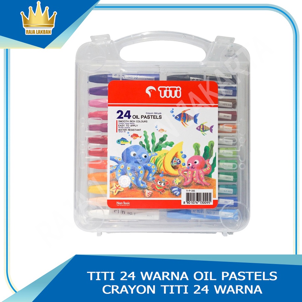 

KODE H15X Crayon Krayon TITI 24 Warna Oil Pastels
