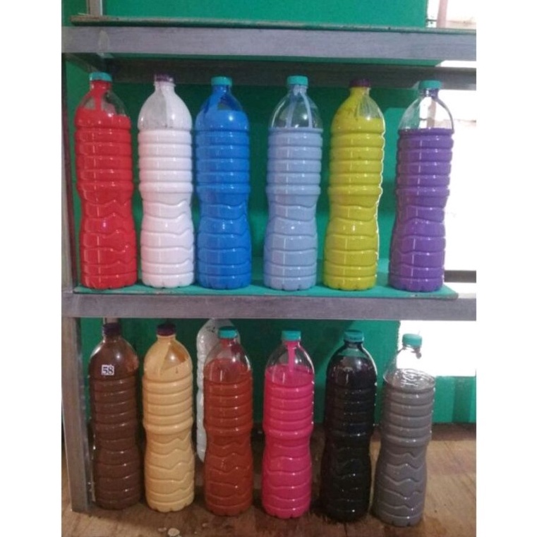 

KODE Q24X cat akrilik glossy lukis kanvas mural 15kg