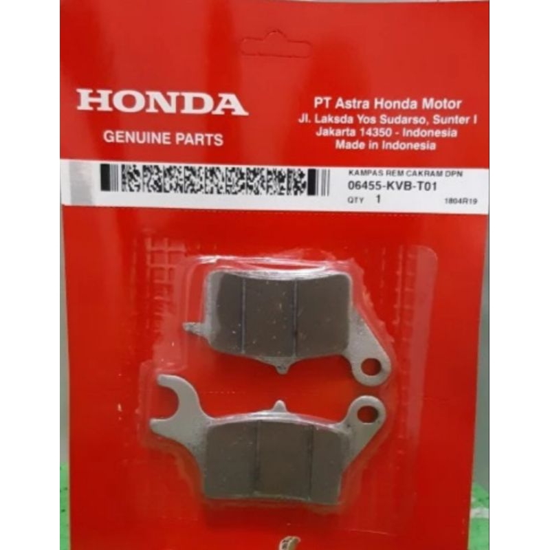 Kampas Rem Depan Beat Vario Scoopy Original Honda