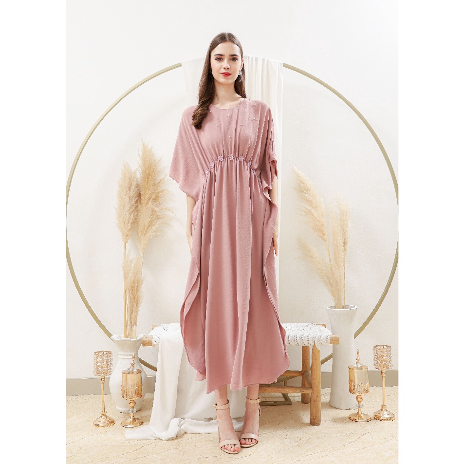 Garansi Pemesanan  LA LA LAND ZAKIYA KAFTAN DEWASA  Baju Lebaran  Gamis  Maxi Dress  Kaftan Lebaran 