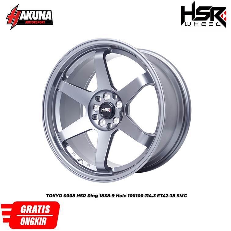 VELG TE37 R18 HSR CELONG TOKYO COCOK UNTUK HRV,INNOVA,XPANDER,NEW VELOZ,CIVIC,FT86 DLL