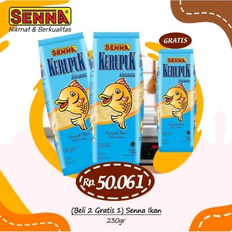 

[BELI 2 GRATIS 1] KERUPUK IKAN SENNA