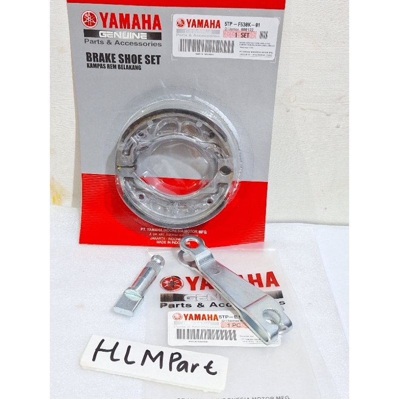 Kampas rem belakang 5TP plus paha, as paha rem yamaha Jupiter Z lama Crypton Vega R lama F1ZR