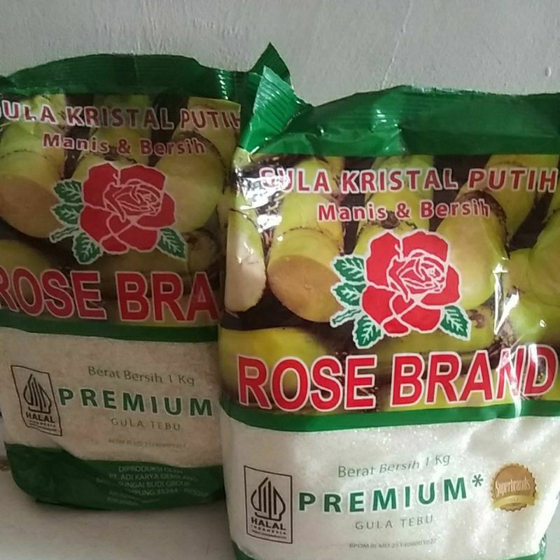 

gula rose brand hijau 1 kg