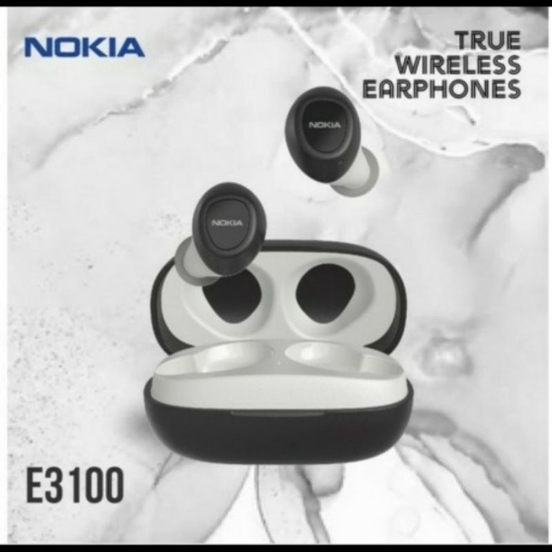 TWS NOKIA E3100 WIRELESS EARPHONE HEADSET BLUETOOTH NEW SEGEL ORIGINAL