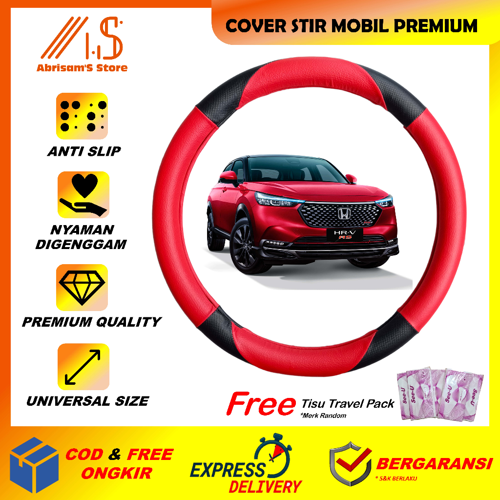 Cover Stir Mobil HR-V Sarung Setir Honda New HR-V Pelindung Steer Mobil Honda New HR-V Facelift